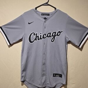 Nike Gray Chicago Baseball Jersey